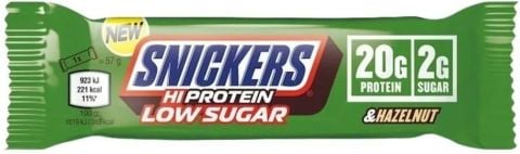 SNICKERS HIGH PROTEIN BAR LOW SUGAR HAZELNUT 57Gx 12 Adet