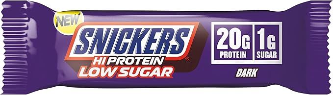 SNICKERS HIGH PROTEIN BAR LOW SUGAR DARK 57Gx 12 Adet