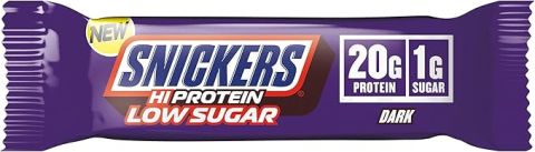 SNICKERS HIGH PROTEIN BAR LOW SUGAR DARK 57Gx 12 Adet