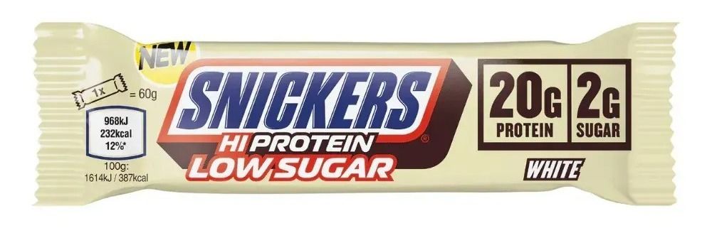 SNICKERS HIGH PROTEIN BAR LOW SUGAR WHITE 57Gx 12 Adet