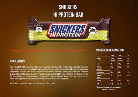 SNICKERS HIGH PROTEIN BAR ORIGINAL 55Gx 12 Adet