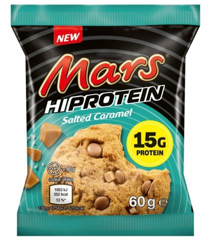 MARS HIGH PROTEIN SALTED & CARAMEL COOKIE 60G x 12 Adet