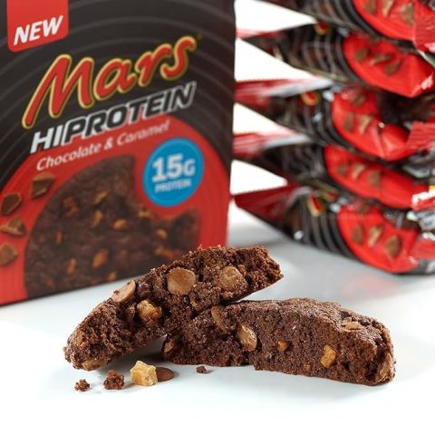 MARS HIGH PROTEIN CHOCOLATE & CARAMEL COOKIE 60G x 12 Adet