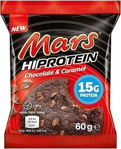 MARS HIGH PROTEIN CHOCOLATE & CARAMEL COOKIE 60G x 12 Adet
