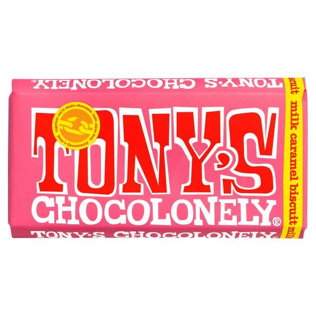 TONYS MILK CHOCOLATE CARAMEL COOKIE 180G