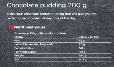 ZOTT PROTEIN PUDDING CHOCOLATE 200G x 12 Adet