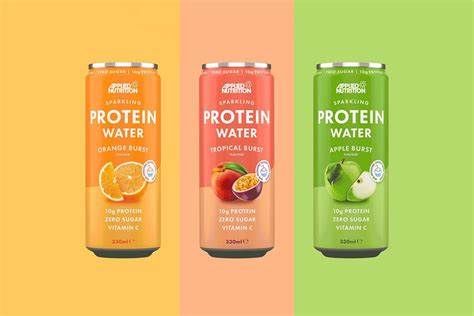 APPLIED SPARKLING PROTEIN WATER (330ml)x 12 Adet